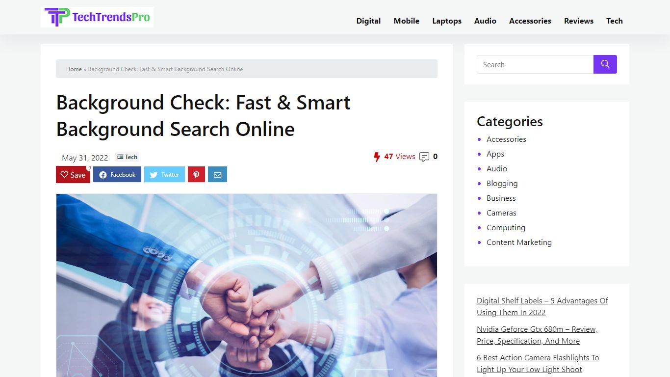 Background Check: Fast & Smart Background Search Online - Tech Trends Pro